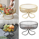 Maxbell Light Luxury Durable Fruit Basket Stand Storing Holder for Vegetable Farmhouse Aureate