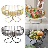 Maxbell Light Luxury Durable Fruit Basket Stand Storing Holder for Vegetable Farmhouse Aureate