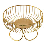 Maxbell Light Luxury Durable Fruit Basket Stand Storing Holder for Vegetable Farmhouse Aureate