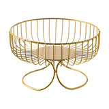 Maxbell Light Luxury Durable Fruit Basket Stand Storing Holder for Vegetable Farmhouse Aureate