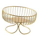 Maxbell Light Luxury Durable Fruit Basket Stand Storing Holder for Vegetable Farmhouse Aureate