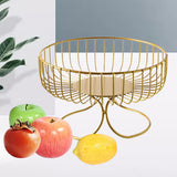 Maxbell Light Luxury Durable Fruit Basket Stand Storing Holder for Vegetable Farmhouse Aureate