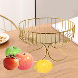 Maxbell Light Luxury Durable Fruit Basket Stand Storing Holder for Vegetable Farmhouse Aureate