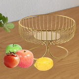 Maxbell Light Luxury Durable Fruit Basket Stand Storing Holder for Vegetable Farmhouse Aureate