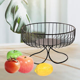Maxbell Light Luxury Durable Fruit Basket Stand Storing Holder for Vegetable Farmhouse Black