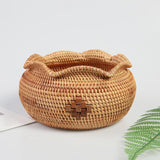 Maxbell Wicker Vegetable Holder Rack Table Organizer Serving Bowls for Kitchen