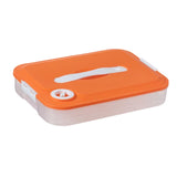 Maxbell Dumpling Storage Box Dumpling Organizer Bins for Kitchen  1 Layer Orange