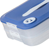 Maxbell Dumplings Organizer for Home Kitchen Clear, Durable PP Material Easily Clean second floor