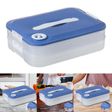 Maxbell Dumplings Organizer for Home Kitchen Clear, Durable PP Material Easily Clean second floor