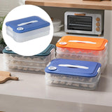 Maxbell Dumplings Organizer for Home Kitchen Clear, Durable PP Material Easily Clean second floor