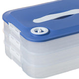 Maxbell Dumplings Organizer for Home Kitchen Clear, Durable PP Material Easily Clean three floors