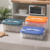 Maxbell Dumplings Organizer for Home Kitchen Clear, Durable PP Material Easily Clean four floors