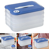 Maxbell Dumplings Organizer for Home Kitchen Clear, Durable PP Material Easily Clean four floors