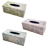 Maxbell Tissue Box Cover Dispenser Tissue Case Facial Tissue Holder for Kitchen Green