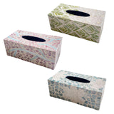 Maxbell Tissue Box Cover Dispenser Tissue Case Facial Tissue Holder for Kitchen Green