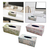 Maxbell Tissue Box Cover Dispenser Tissue Case Facial Tissue Holder for Kitchen Green