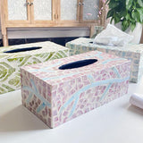 Maxbell Tissue Box Cover Dispenser Tissue Case Facial Tissue Holder for Kitchen Green