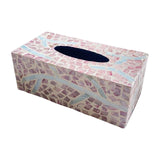 Maxbell Tissue Box Cover Dispenser Tissue Case Facial Tissue Holder for Kitchen Pink