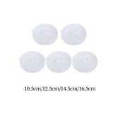 Maxbell 5 Pieces cup Lids Reusable Seal for Travel Family Glass Cups XS