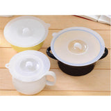 Maxbell 5 Pieces cup Lids Reusable Seal for Travel Family Glass Cups XS