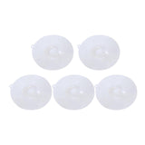 Maxbell 5 Pieces cup Lids Reusable Seal for Travel Family Glass Cups XS