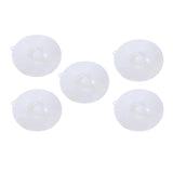 Maxbell 5 Pieces cup Lids Reusable Seal for Travel Family Glass Cups XS