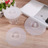 Maxbell 5 Pieces cup Lids Reusable Seal for Travel Family Glass Cups S