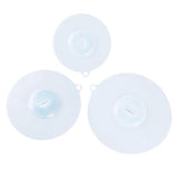 Maxbell 5 Pieces cup Lids Reusable Seal for Travel Family Glass Cups M