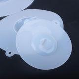 Maxbell 5 Pieces cup Lids Reusable Seal for Travel Family Glass Cups M