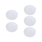 Maxbell 5 Pieces cup Lids Reusable Seal for Travel Family Glass Cups L