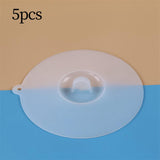 Maxbell 5 Pieces cup Lids Reusable Seal for Travel Family Glass Cups L
