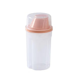 Maxbell Airtight Food Storage Container with Lid Dispenser for Snacks Pantry Kitchen Pink