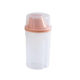 Maxbell Airtight Food Storage Container with Lid Dispenser for Snacks Pantry Kitchen Pink