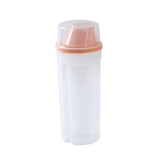 Maxbell Sealed Cereal Container Food Dispenser Rice Storage Bin for Sugar Cereal Pink  Large