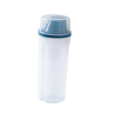 Maxbell Sealed Cereal Container Food Dispenser Rice Storage Bin for Sugar Cereal Blue Large