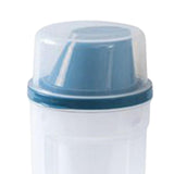 Maxbell Sealed Cereal Container Food Dispenser Rice Storage Bin for Sugar Cereal Blue Large