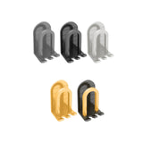 Maxbell Aluminum Toothbrush Holder Storage Rack Wall No Drilling Install Rustpoof Grey