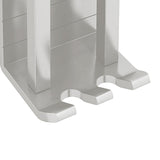 Maxbell Aluminum Toothbrush Holder Storage Rack Wall No Drilling Install Rustpoof Argent