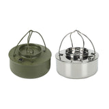 Maxbell Camping Kettle Teapot Camping Cookware Outdoor Kettle for RV Outdoor Hiking Green