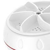 Maxbell Portable Mini Washing Machine Waterproof USB for Home Apartment Travel without switch color box