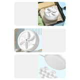 Maxbell Portable Mini Washing Machine Waterproof USB for Home Apartment Travel with switch color box
