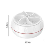 Maxbell Portable Mini Washing Machine Waterproof USB for Home Apartment Travel with switch clear box