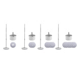 Maxbell Self Wring Rotation Floor Mop with Bucket for Hardwood Laminate Apartment 1 Microfiber Rag