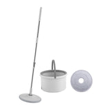 Maxbell Self Wring Rotation Floor Mop with Bucket for Hardwood Laminate Apartment 1 Microfiber Rag