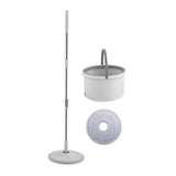 Maxbell Self Wring Rotation Floor Mop with Bucket for Hardwood Laminate Apartment 1 Microfiber Rag