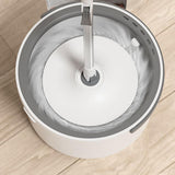 Maxbell Self Wring Rotation Floor Mop with Bucket for Hardwood Laminate Apartment 2 Microfiber Rag