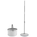 Maxbell Self Wring Rotation Floor Mop with Bucket for Hardwood Laminate Apartment 4 Microfiber Rag