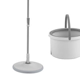 Maxbell Self Wring Rotation Floor Mop with Bucket for Hardwood Laminate Apartment 4 Microfiber Rag
