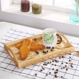 Maxbell Wooden Serving Platters Tray with Handles Multi Functional Height 5cm