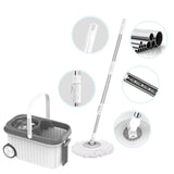 Maxbell Hands Floor Mop and Bucket Multifunctional for Outdoor Windows Laminate